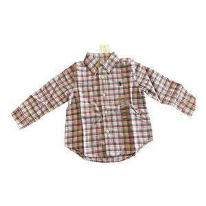 Ralph Lauren Red Flannel Kids